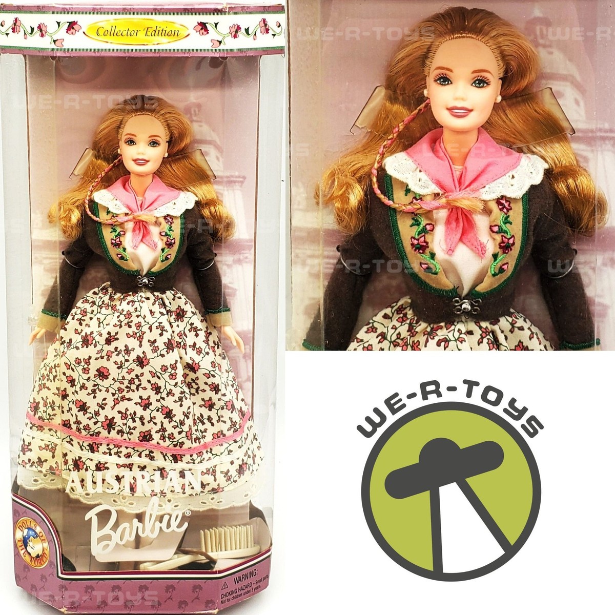 バービー人形 Austrian Barbie doll 1998年製 Mattel 1998 DOTW Dolls of the World AUSTRIAN Barbie 21553