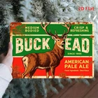 [2D Flat] Vintage Buck Head Deer American Pale Ale Beer Metal Sign -8x12 In