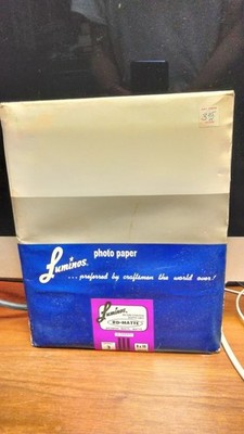 LUMINOS RD-MATTE 2 BOXES SEALED 8X10-25 SHEETS CONTRAST #2 AND #3