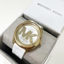 - Purchased In The USA: MICHAEL KORS MK7141 Watch White Gold