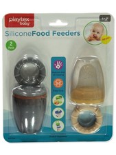 Playtex Baby 2-Pack Silicone Food Feeders Color: black multi Size: one size