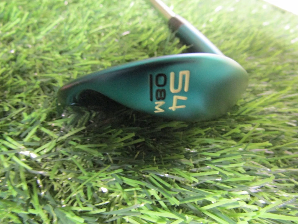 Mint Mizuno T1 54/08 Sand Wedge M-Grind Blue Ion Dynamic Gold S400 Tour Stiff - Image 4 of 4