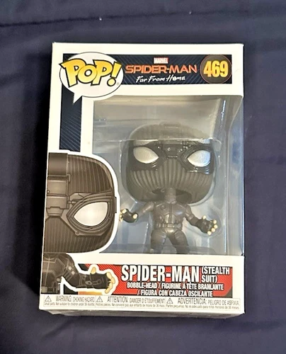 Funko POP! Marvel Spider-Man Far from Home Stealth Suit Vinyl Figure #469