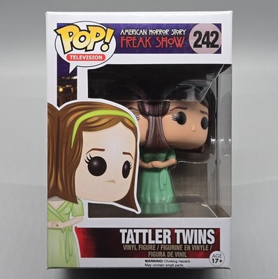 Tattler Twins #242 ~ Funko Pop American Horror Story Freakshow in Protector