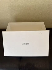 Authentic Vince EMPTY White Designer Gift Shoe Box 12.75" x 7.25" x 4.75”