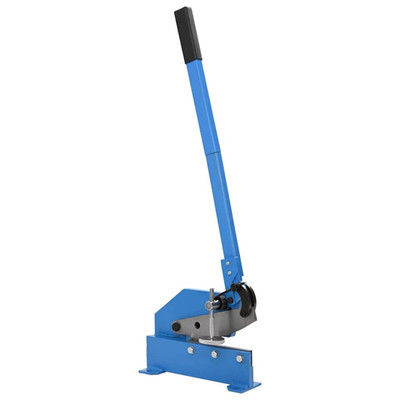 Handhebelschere blau 125 mm gehärtete Stahlklinge 6 mm Blech 11 mm Stabschneider weich