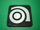 Plastic Ampeg Logo - Bass Amp Emblem - NOS