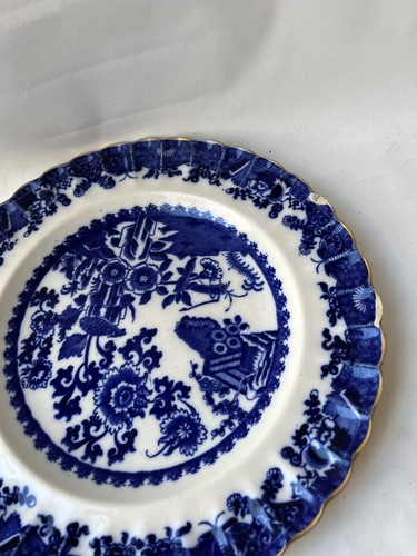 Early 19th century Spode Copeland Blue English transferware gilded 10” plate. - Picture 13 of 24
