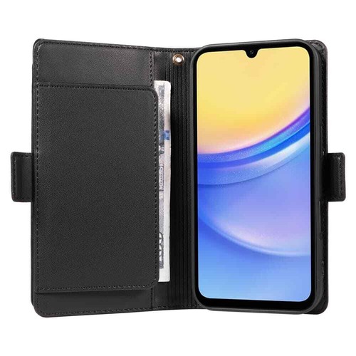 For Samsung A16 A06 A36 A56 A15 A25 A35 A55 Flip Leather Wallet Case Phone Cover - Picture 7 of 62