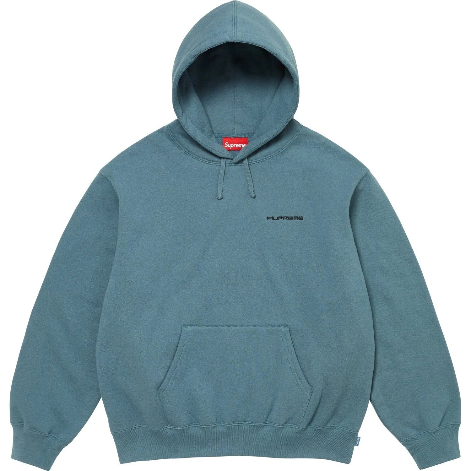 Sweat à capuche en ardoise empilé Supreme x AOI