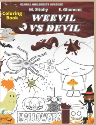 Ghonemi - Wvil vs Dvil Coloring Book  Larn Rad Color Rlax and  Funn - X555z