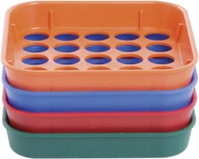 Coin Sorter Trays | 4 Color-Coded Trays | Durable High-Impact Plastic Constructi