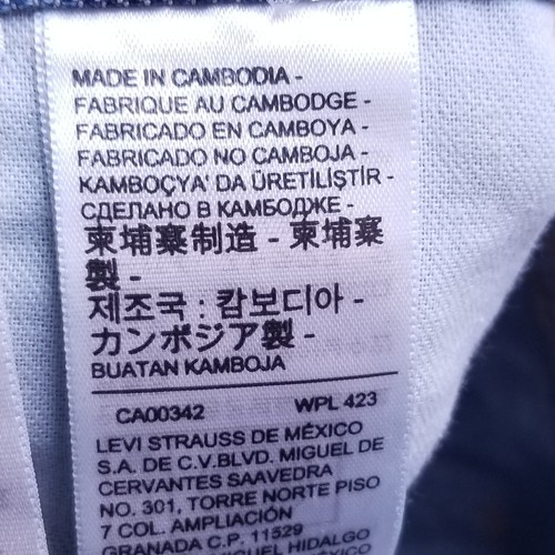 Levis 527 Herren Jeans blau Denim Größe 32 (Maße 32x29) 100% Baumwolle - Bild 8 von 14