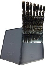 1/16-1/2x64ths 29 Piece HSS Jobber Length Drill Blank Set