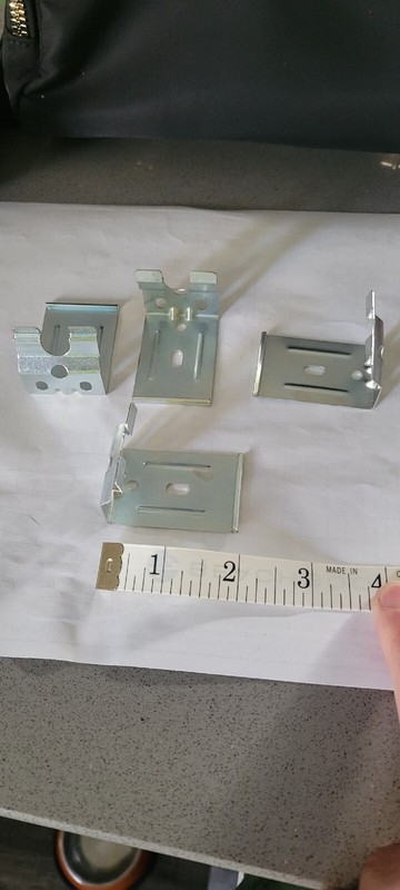 Graber/Bali Crystal Pleat Cordless Cellular Shade Bracket 2 inch Qty 4 PRE 2020 