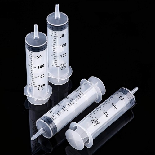Frienda Large Plastic Syringe 4 Pack Measuring Syringe Tools Dispensing Multiple - Picture 6 of 6