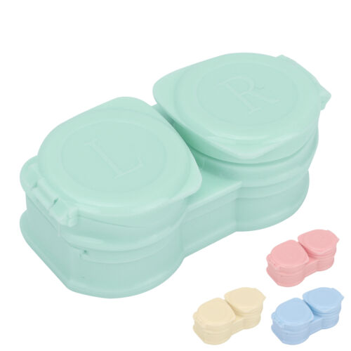 Contact Lens Case Portable Dustproof Contact Lens Storage Kit With Tweezers NEW - Picture 1 of 12