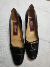 Bally Burgandy Pumps Black Sz 6  S.