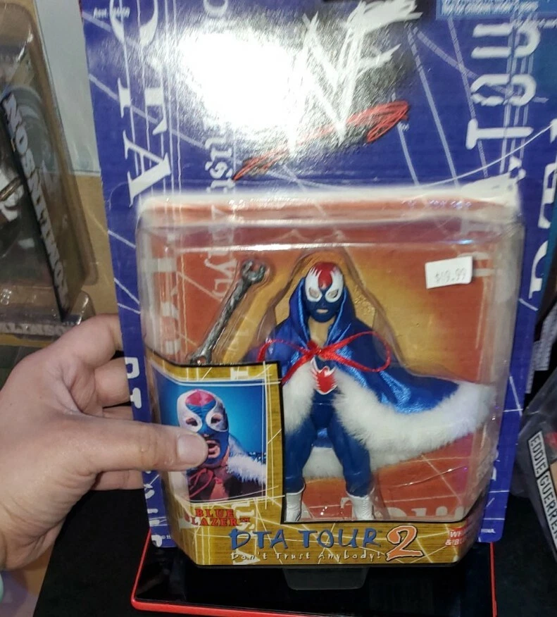Owen hart blue blazer action figure sale