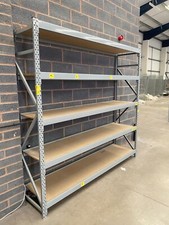 10 Bays Dexion Longspan Racking Storage- 5 levels 600mm deep – Recycled