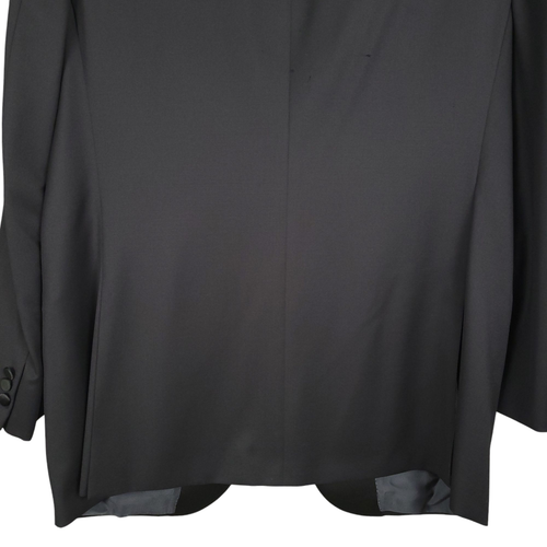 ERMENEGILDO ZEGNA Herren 2tlg Smoking Anzug IT 56R Mila Micronsphere Schwarz Wolle - Bild 11 von 22