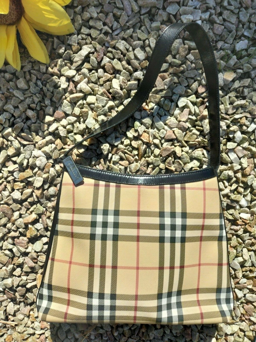 Burberry's Nova Check Shoulder Bag Vintage 90s