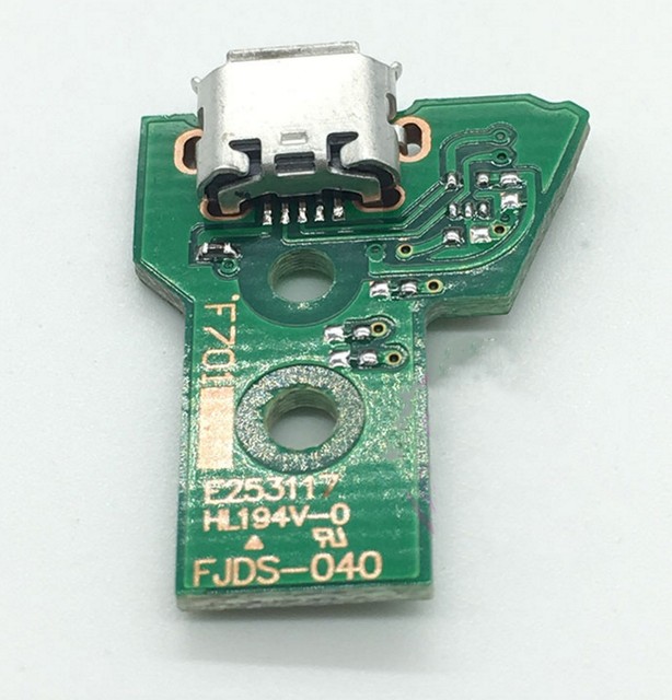 USB Charging Port Socket Board Kit for SONY PS4 JDS040 Controller + 12