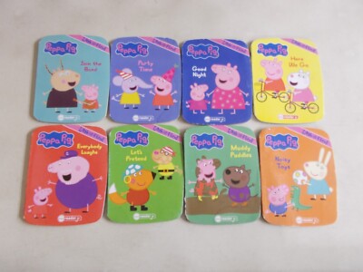 8 PEPPA PIG LOOK AND FIND ME READER JR # BOARD BOOKS BAND PARTY PUDDLES NOISY