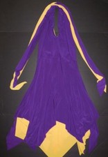 NWOT Liturgical Reversible Dress Skirt Multi use Spandex Praise Plum Flg Gold SA