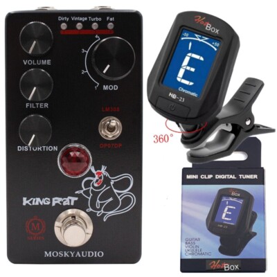 Mosky King Rat Pédale d'effet guitare Fuzz Distorsion Filtre de volume Distorsion - France Mosky King Rat Pédale d'effet guitare Fuzz Distorsion Filtre de volume Distorsion - France