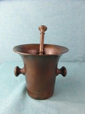 M&ouml;rser Antik Messing Solide 2,0 kg Rar Vintage Zerkleinerer K&uuml;chenhelfer o9b14