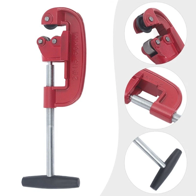 Pipe Cutter Tool 2” inch Steel Pipe Cutter Tubing Copper Cutter for Aluminum PVC - Image 2 of 4