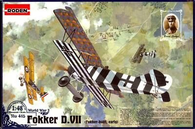 Roden Models 1/48 FOKKER D.VII Fokker Built Early Version