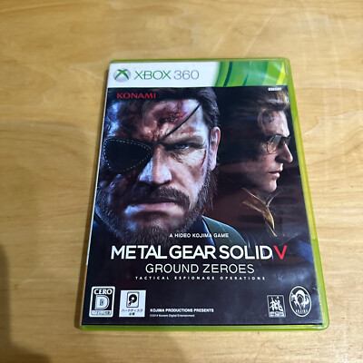 Japanische Xbox 360 NTSC-J - Metal Gear Solid V Ground Zeroes