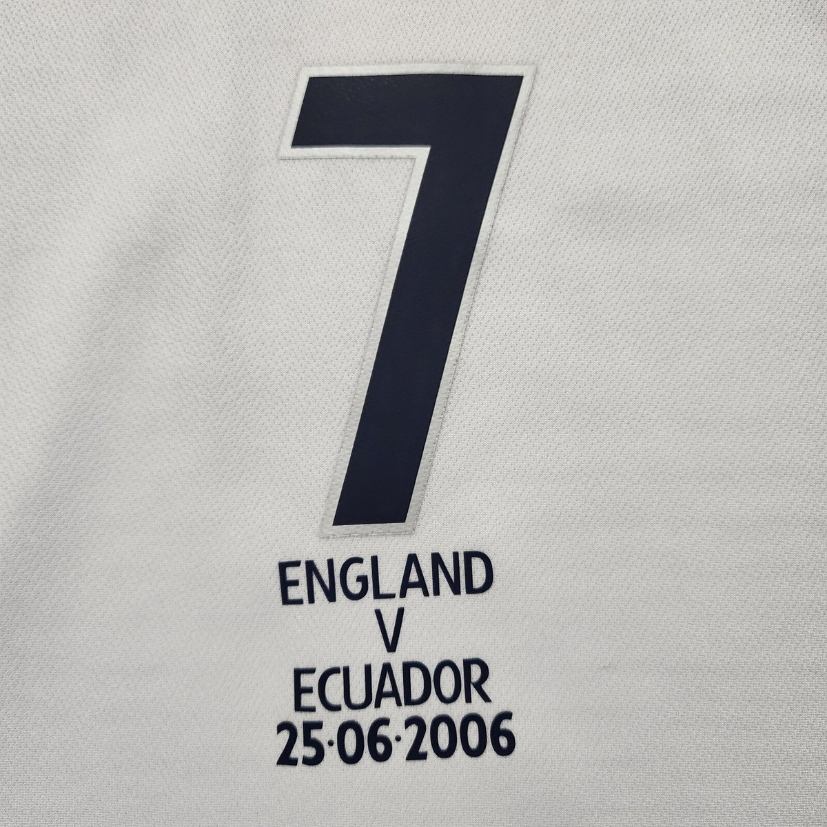 2006 Umbro England Home Soccer Jersey David Beckham Men XL