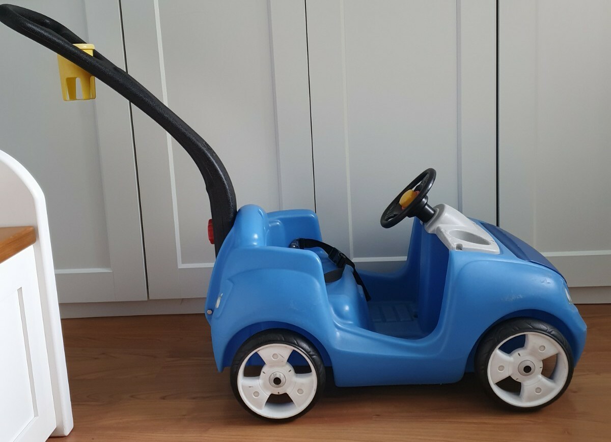 mini cooper push car black