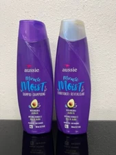 Aussie Miracle Moist Shampoo & Conditioner W/Avocado & Jojoba Oil , 12.1 fl oz