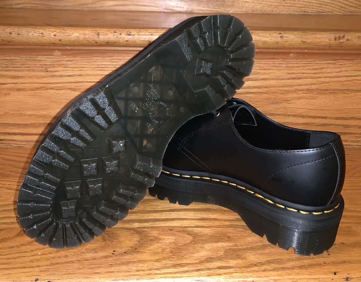 【未使用】Dr.Martens JARRICK LO 3 TIE SHOE Jarrick Lo Smooth Leather Platform Shoes in Black | Dr. Martens