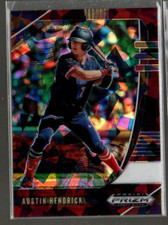 2020 Draft Picks Prizms Burgundy Cracked Ice #12 Austin Hendrick /23