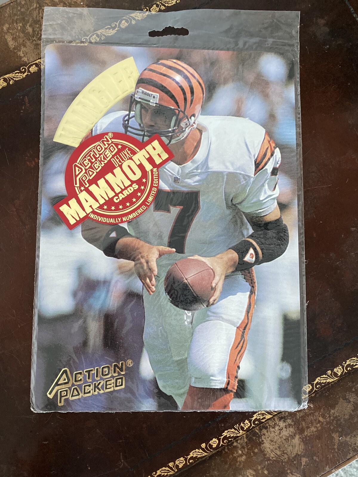 1994 Action Packed David Klingler QB Football Deluxe Mammoth Factory Sealed Card