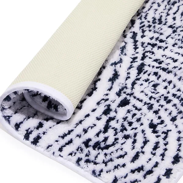 Alfombra de baño artefacto colección Hudson Park, azul, 20 pulgadas x 30 pulgadas Foto 2 de 2