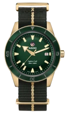 Rado Captain Cook Automatic Bronze Green Dial NATO Band Men's Watch R32504317