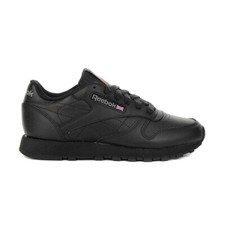 Reebok Womens Classic Leather Black Sneakers ...