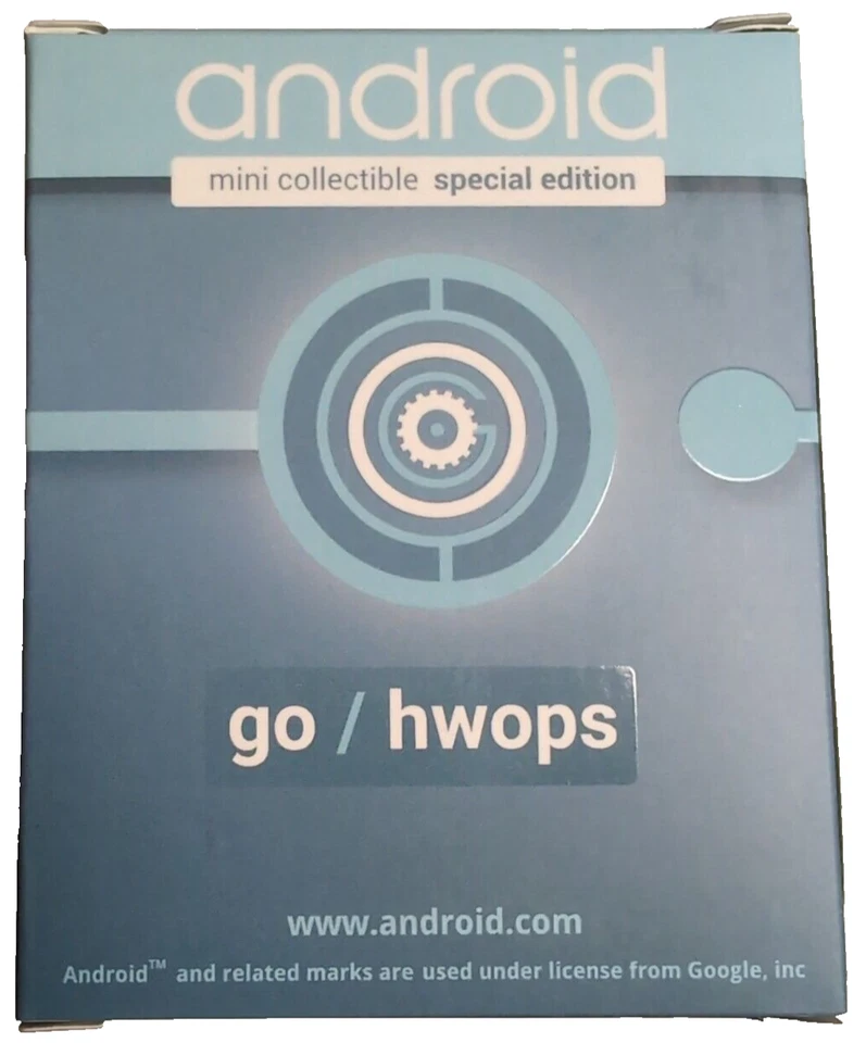 Ultra Raro Andrew Bell Google HWOps Android Mini Figura Cebra Muerta Raro Nuevo Foto 4 de 4