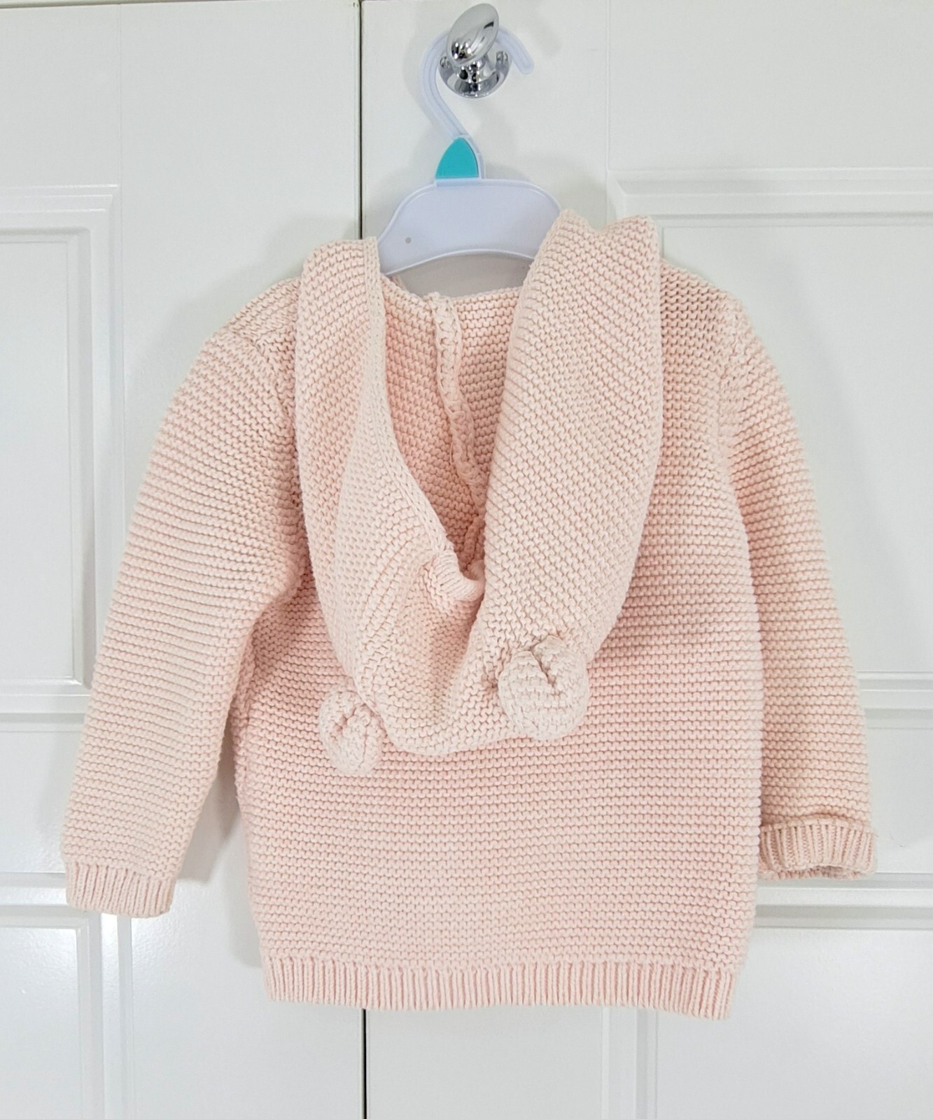 Fred & Flo Baby Girls Light Pink Cardigan Hood 912 Months eBay