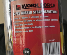 WORKFORCE 6 PIECE RUBBER STRAPS