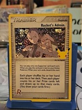#1 Pokemon TCG Celebrazioni Classico Holo Rocket’s Admin. 86/109 Segreto Raro