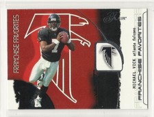 2002 Flair Football - Franchise Favorites - #3 - Michael Vick - Atlanta Falcons