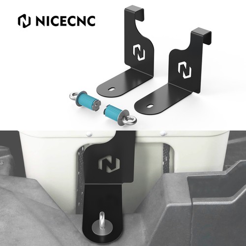 NICECNC Cooler Brackets Mounts Powder Coated For Polaris RZR XP 1000 For Yeti 35 - Foto 1 di 12