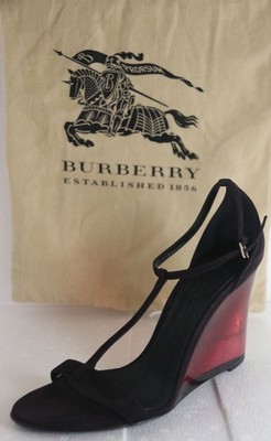 lucite wedge sandals